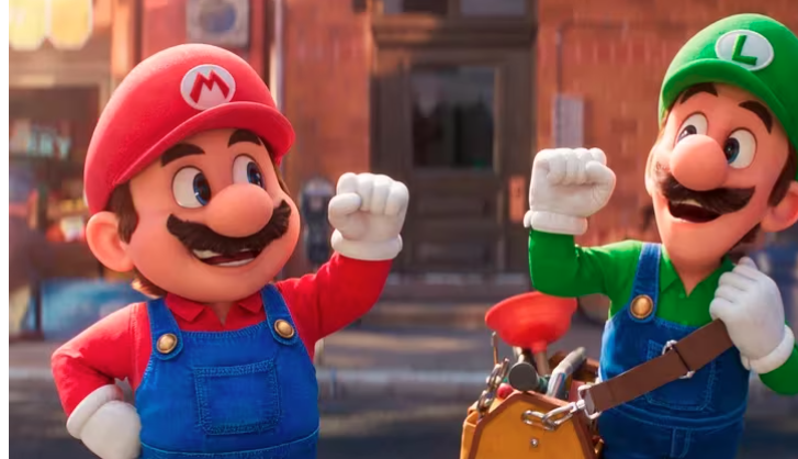 Una escena de la película "The Super Mario Bros. Movie". (Nintendo y Universal Studios, via AP)