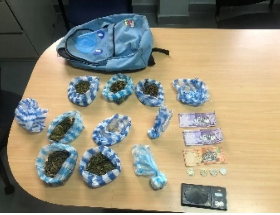 Droga ocupada en el Ensanche Quisqueya, Distrito Nacional.