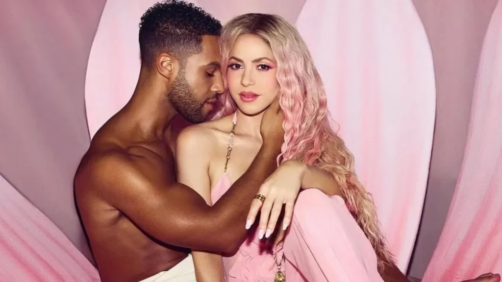 Shakira y Lucien Laviscount